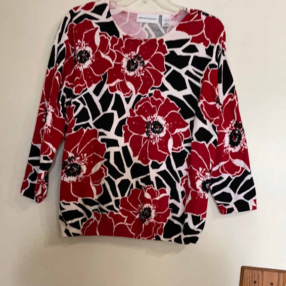 🇺🇸Alfred Dunner Knitwear lightweight sweater size Large